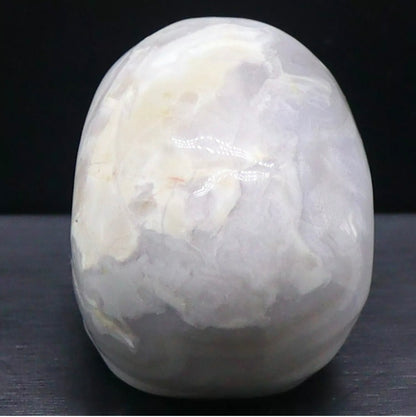 Natural White Agate Skull Crystal figurine