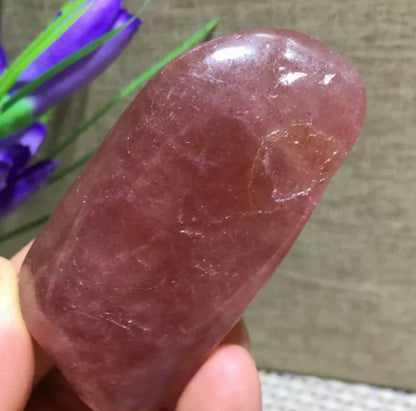 Natural Strawberry Quartz Free Form