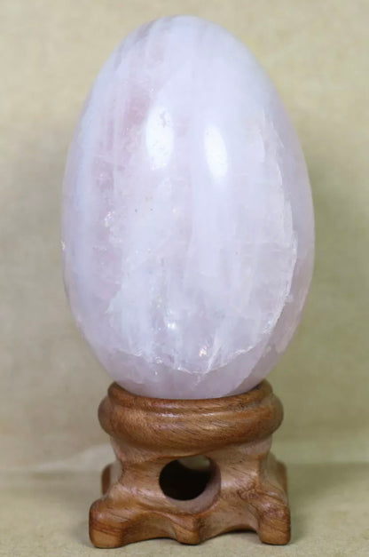 Natural Rose Quartz Egg Gemstone