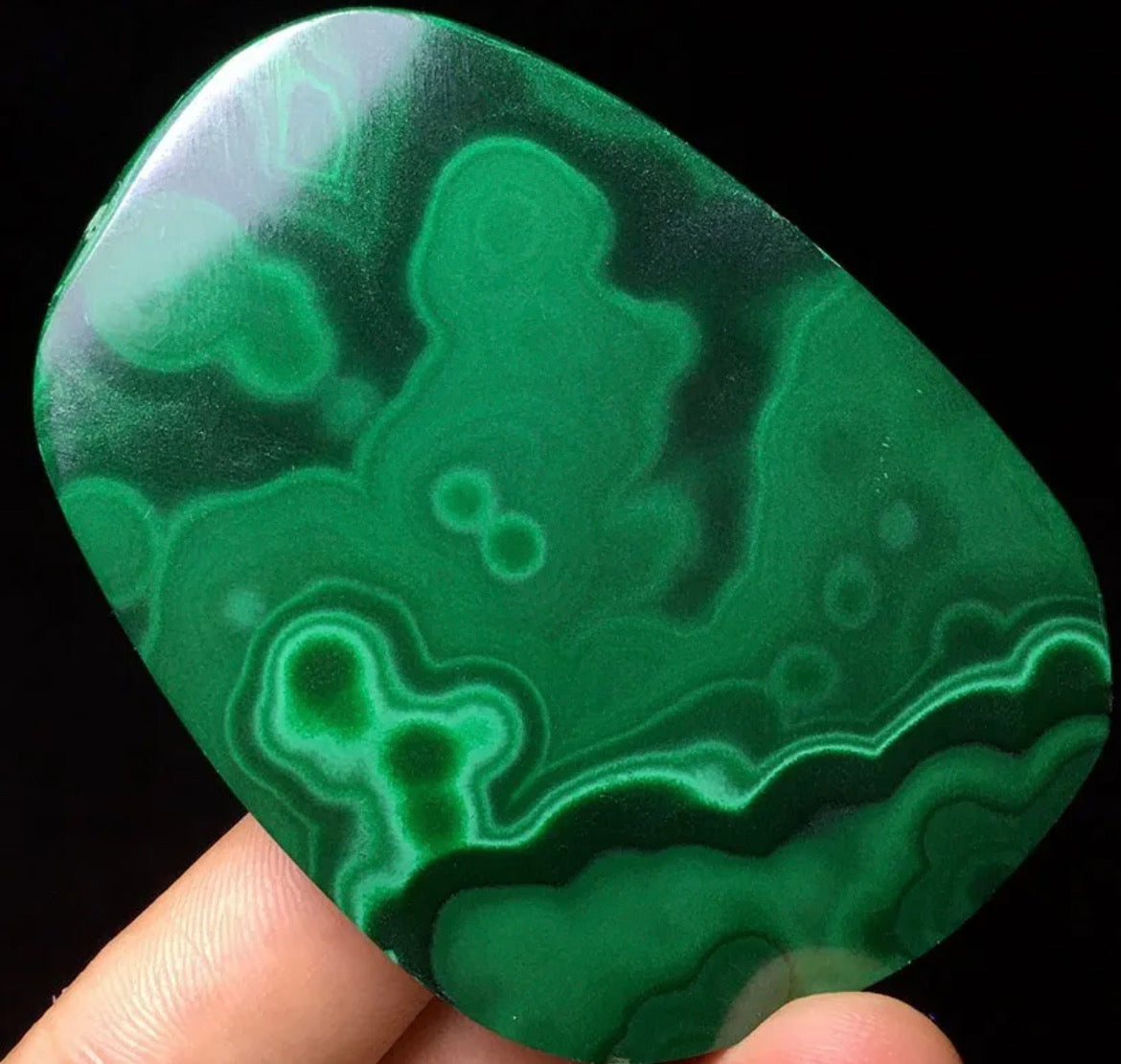 Natural Malachite Free Form semiprecious crystal gemstone reiki healing