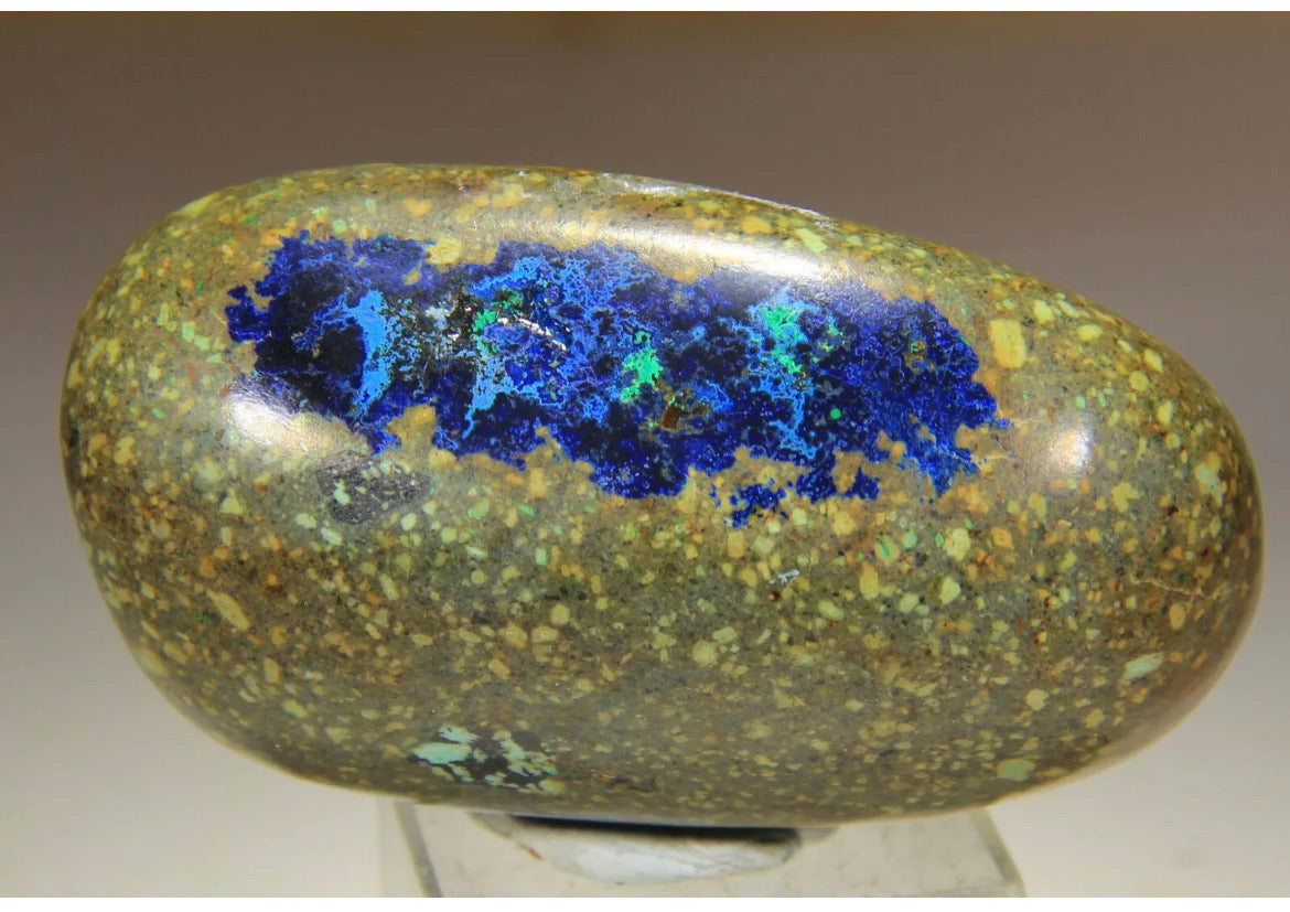 Sharp Polished Free Form Azurite Malachite Chrysocolla, from Peru!