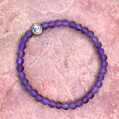 Amethyst Yin Yang Bracelet