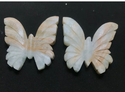 Natural Blue Calcite Butterfly