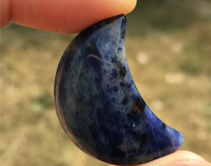 Natural Sodalite Moon