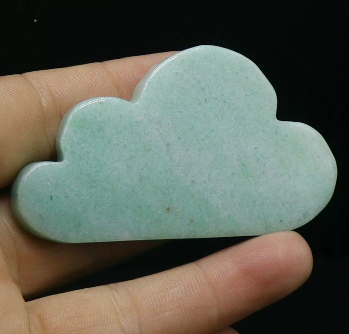 Natural Green Jasper Cloud