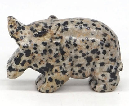 Dalmatian Jasper Hippopotamus
