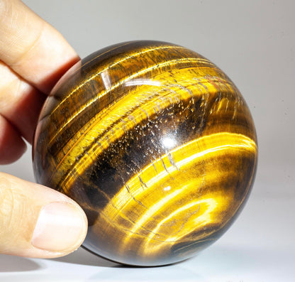 Natural Tiger Eye gemstone Crystal Sphere