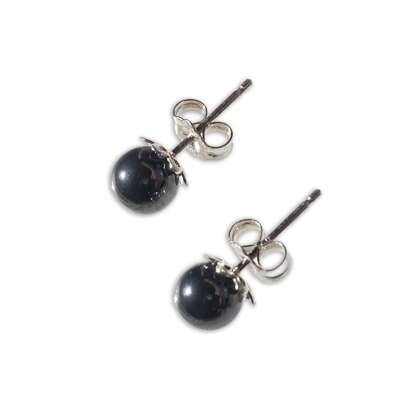 Hematite gemstone Stud Earrings