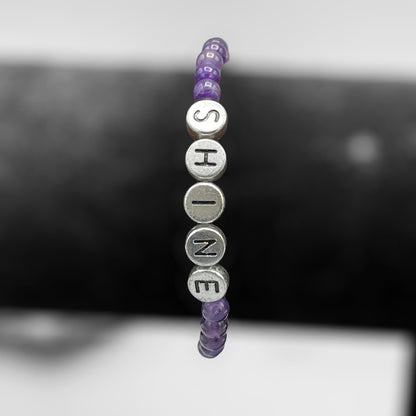 Amethyst Shine Bracelet