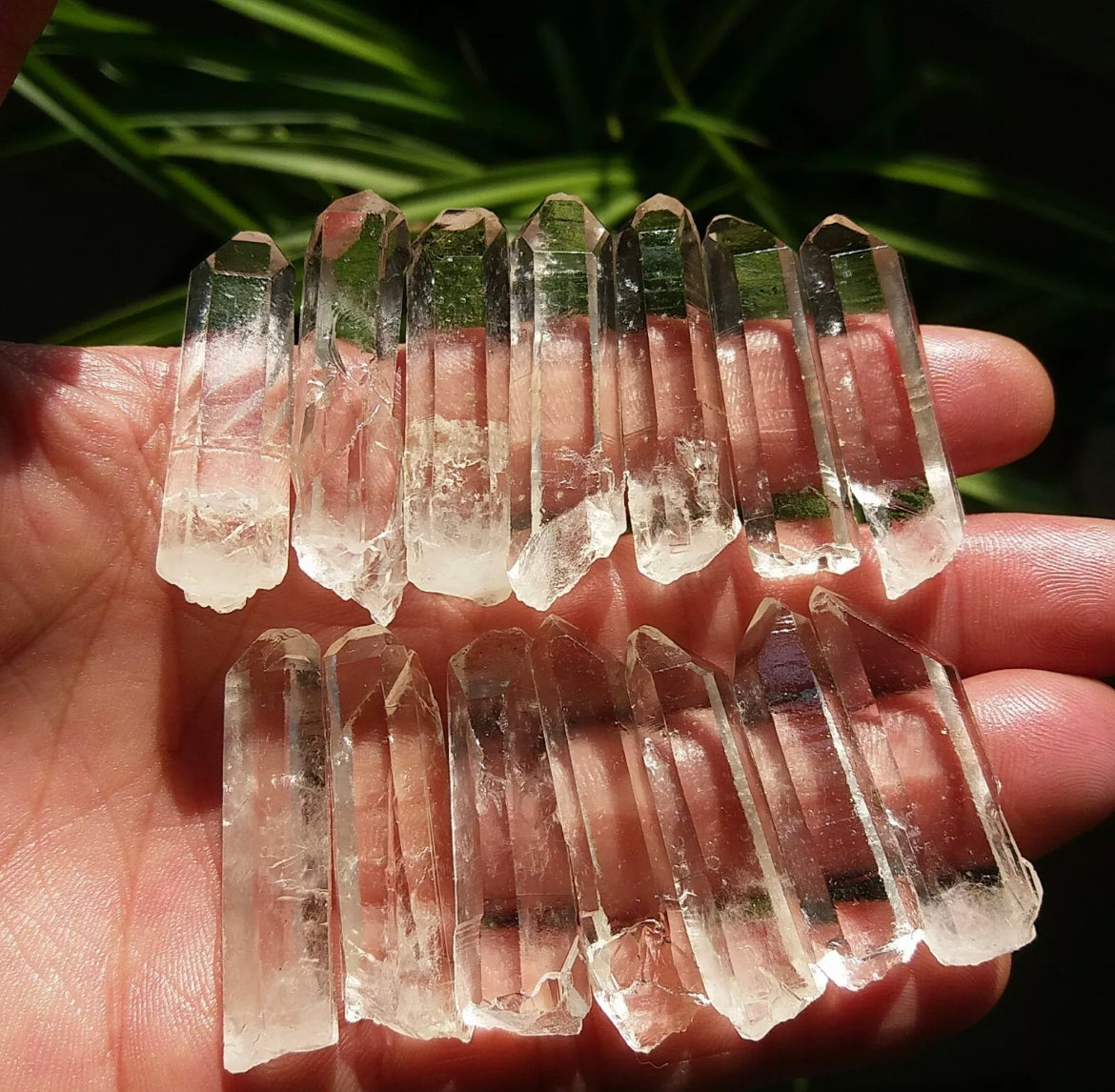 Lemurian Quartz gemstone  Crystal Wand Point