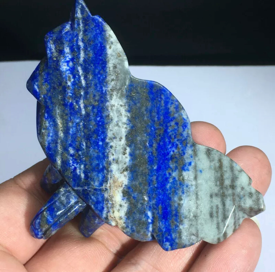 Natural Lapis lazuli elephant