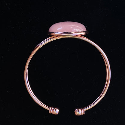 Gemstone rosegold Cuff Bracelets