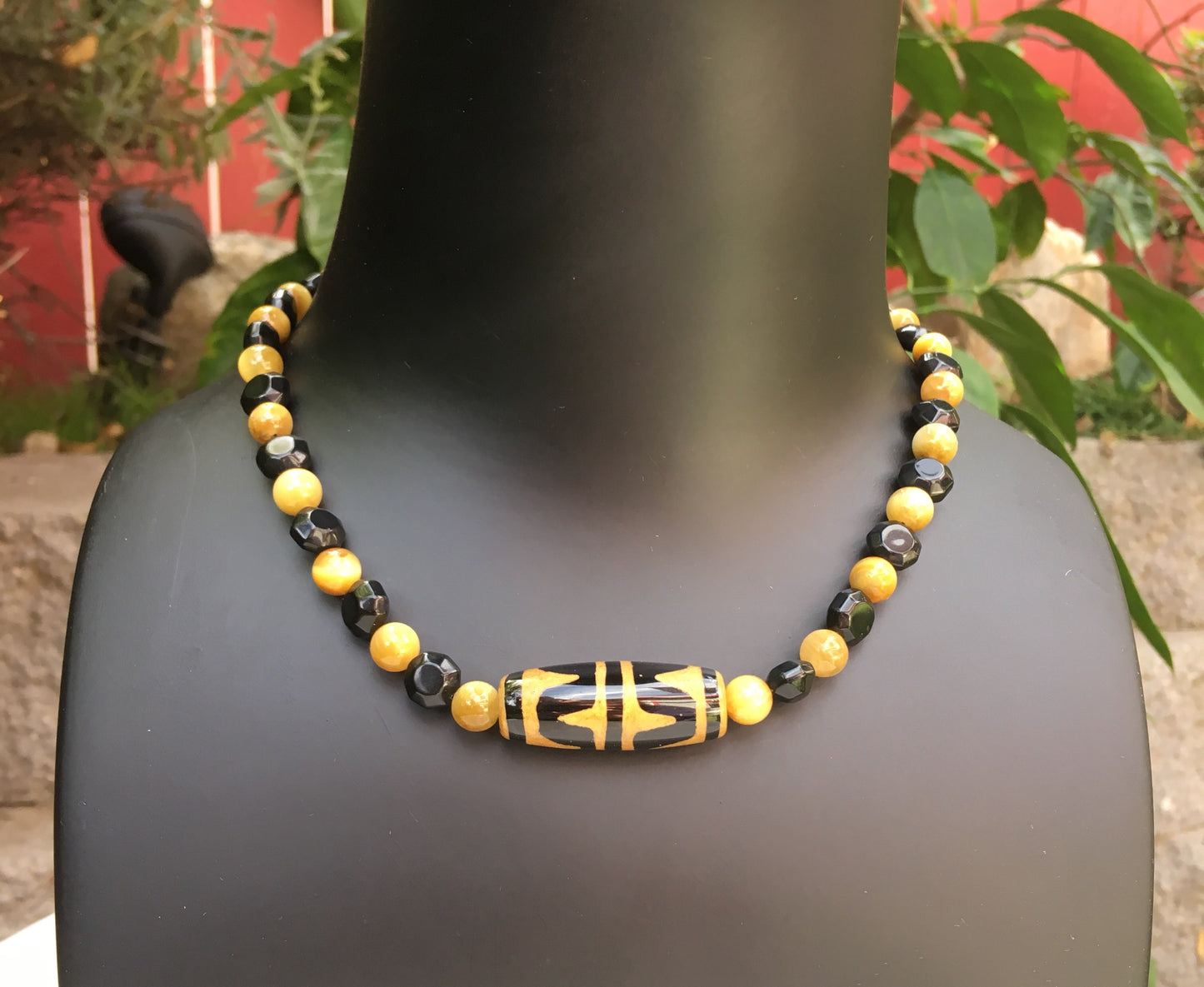 Golden Tiger Eye gemstone necklace