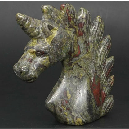 Natural Dragon Bloodstone Unicorn