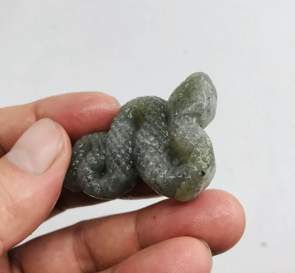 Natural Labradorite Snake