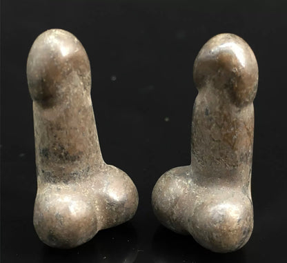 Natural Pyrite gemstone Penis Figurine