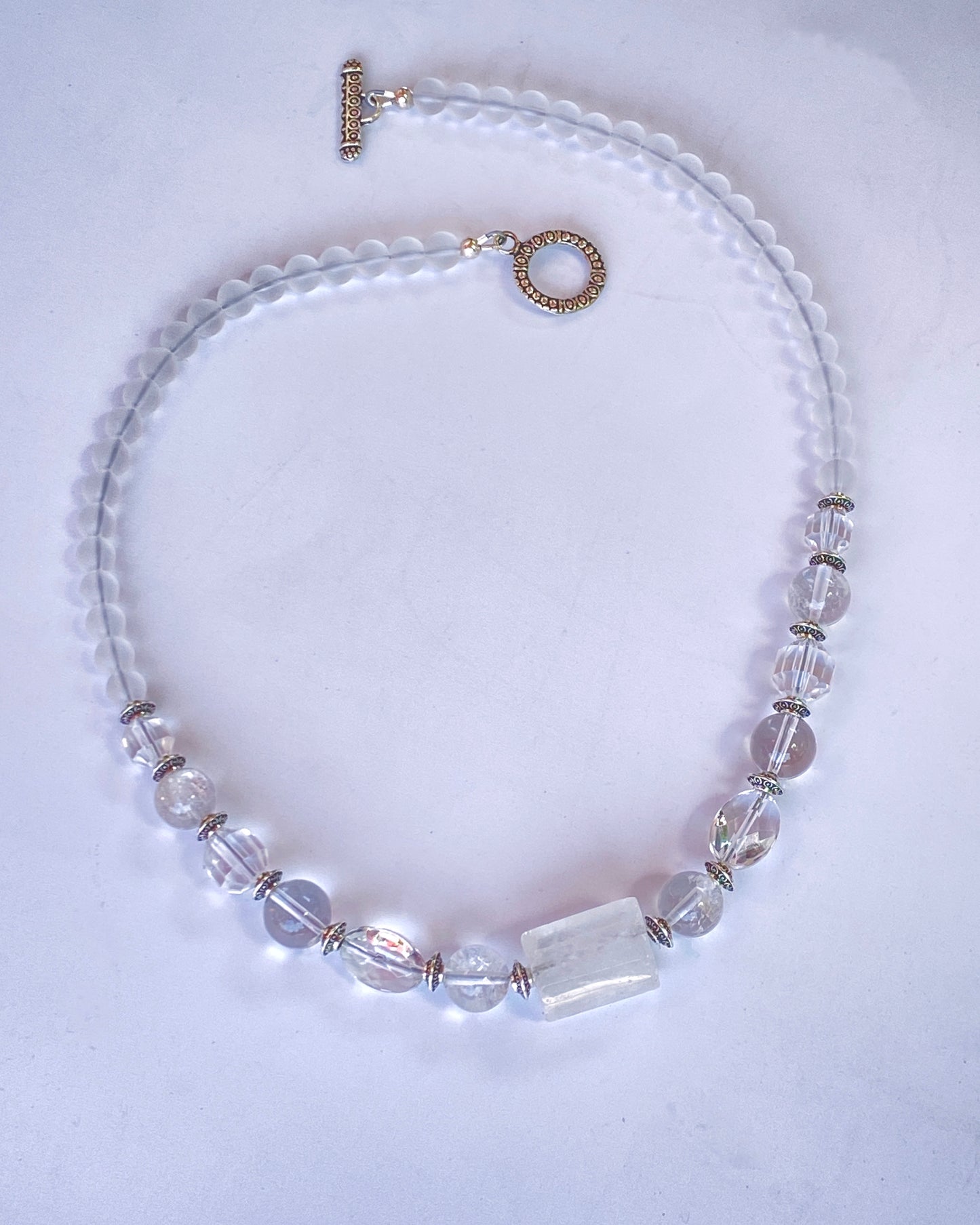 Quartz Beaded Necklace