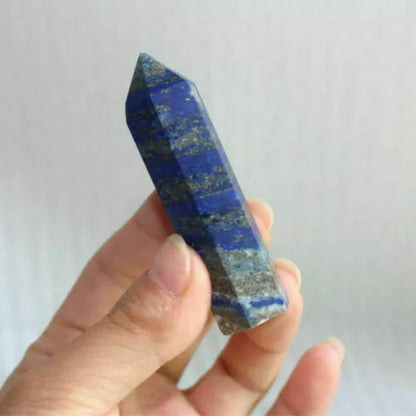 Raw Natural Lapis Lazuli gemstone Point Healing Wand