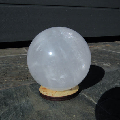 Natural Quartz gemstone Sphere