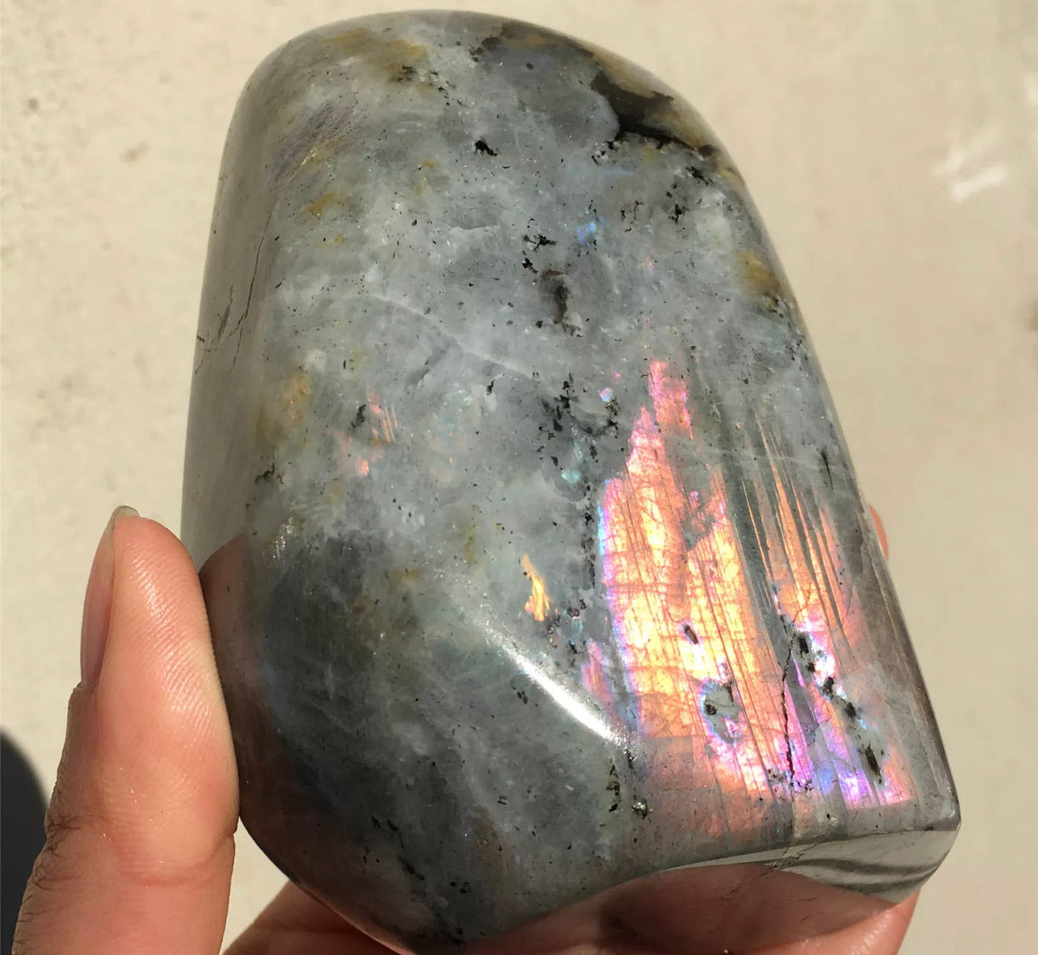 Natural Purple Spectrolite Labradorite