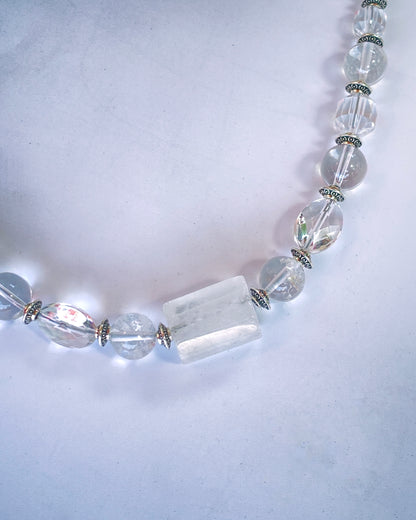 Quartz Beaded Necklace