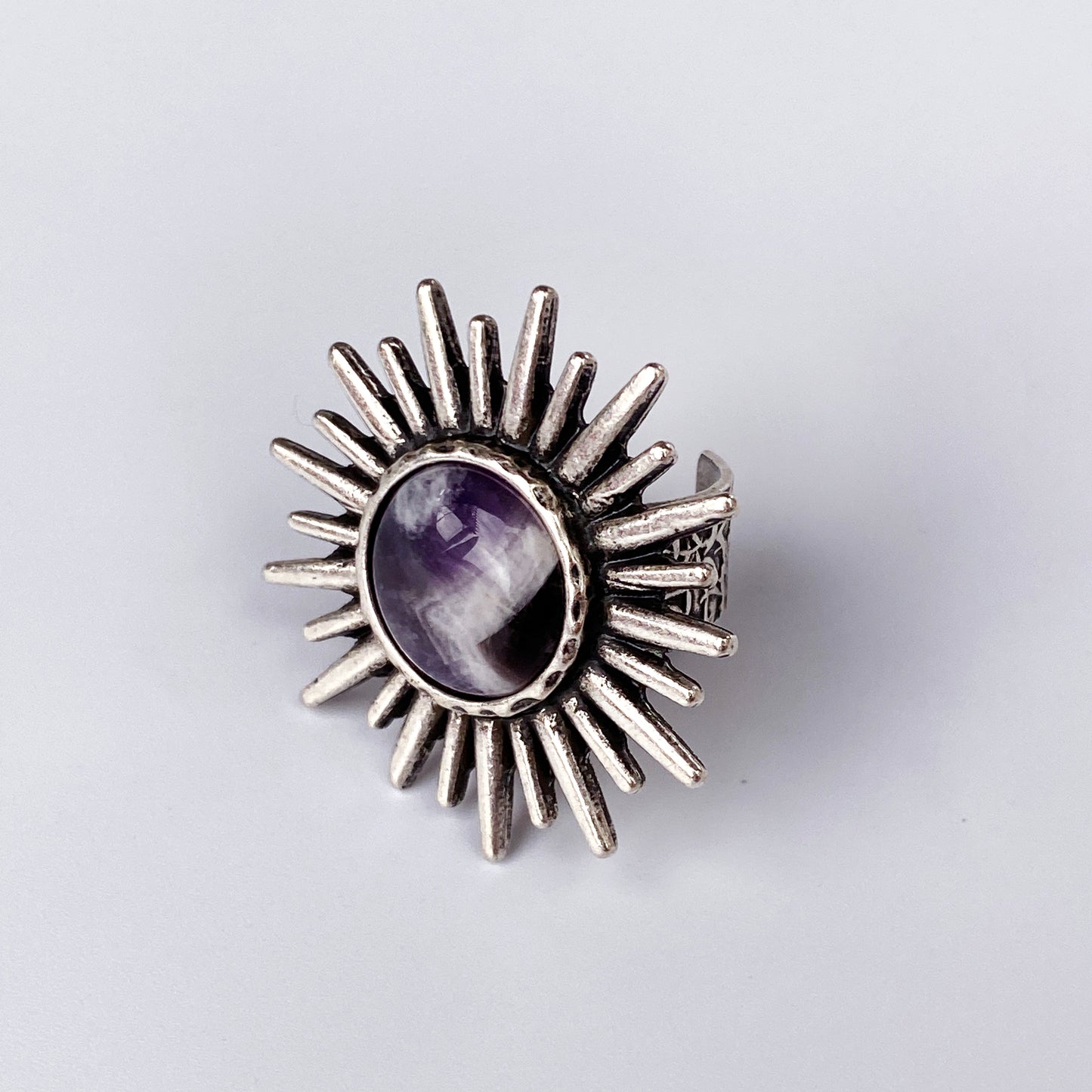 Amethyst Sun Ring