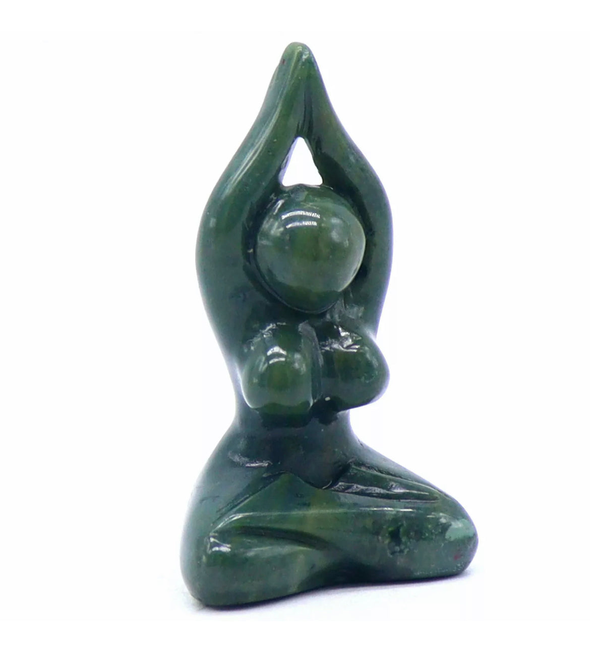 Natural Seaweed Agate Yoga pose Woman