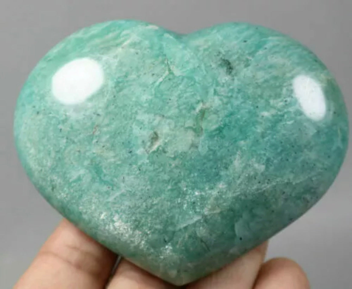 Amazonite Heart