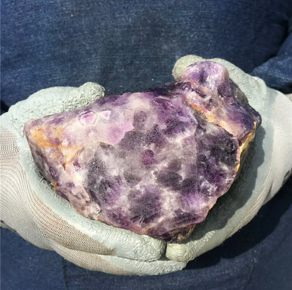Natural Dreamy Amethyst Quartz Crystal rough Specimen