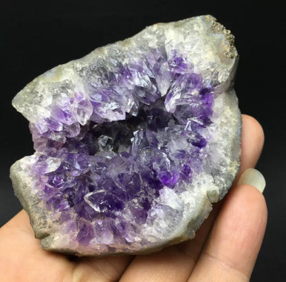 Natural Brazil amethyst Crystal cluster druzy