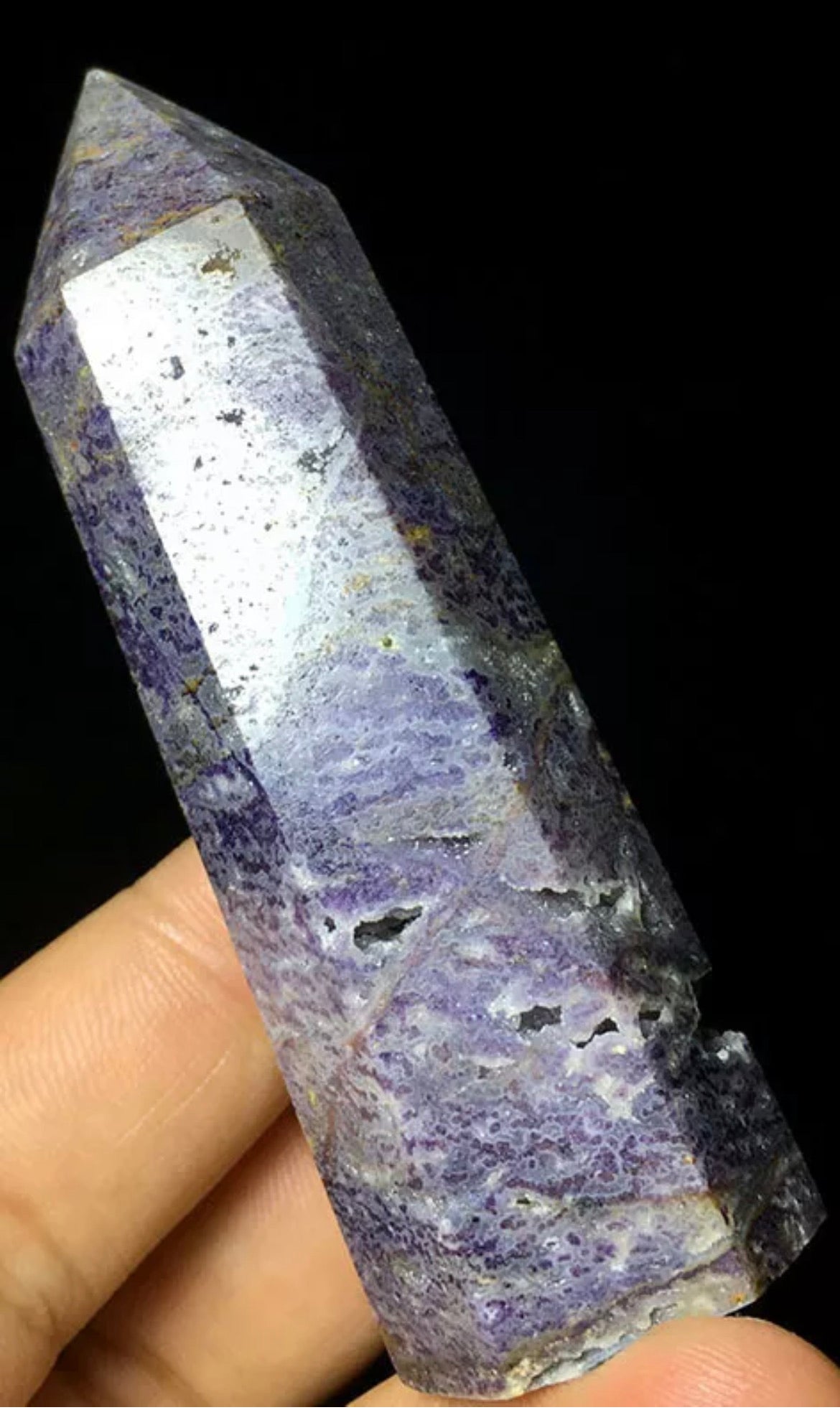 Natural Rare Crystal Geode Sphalerite Point