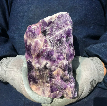 Natural Dreamy Amethyst Raw Stone