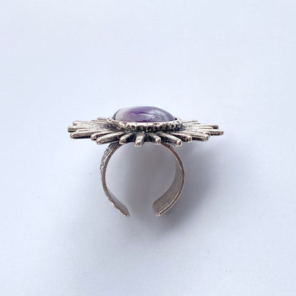 Amethyst Sun Ring