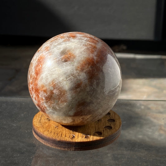 Moonstone gemstone Sphere