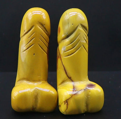 Natural Mookaite Gemstone Penis Figurine