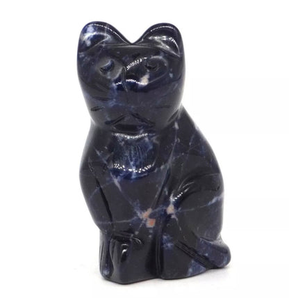 Natural Sodalite Cat