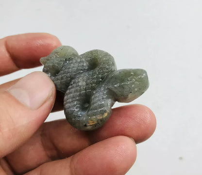 Natural Labradorite Snake