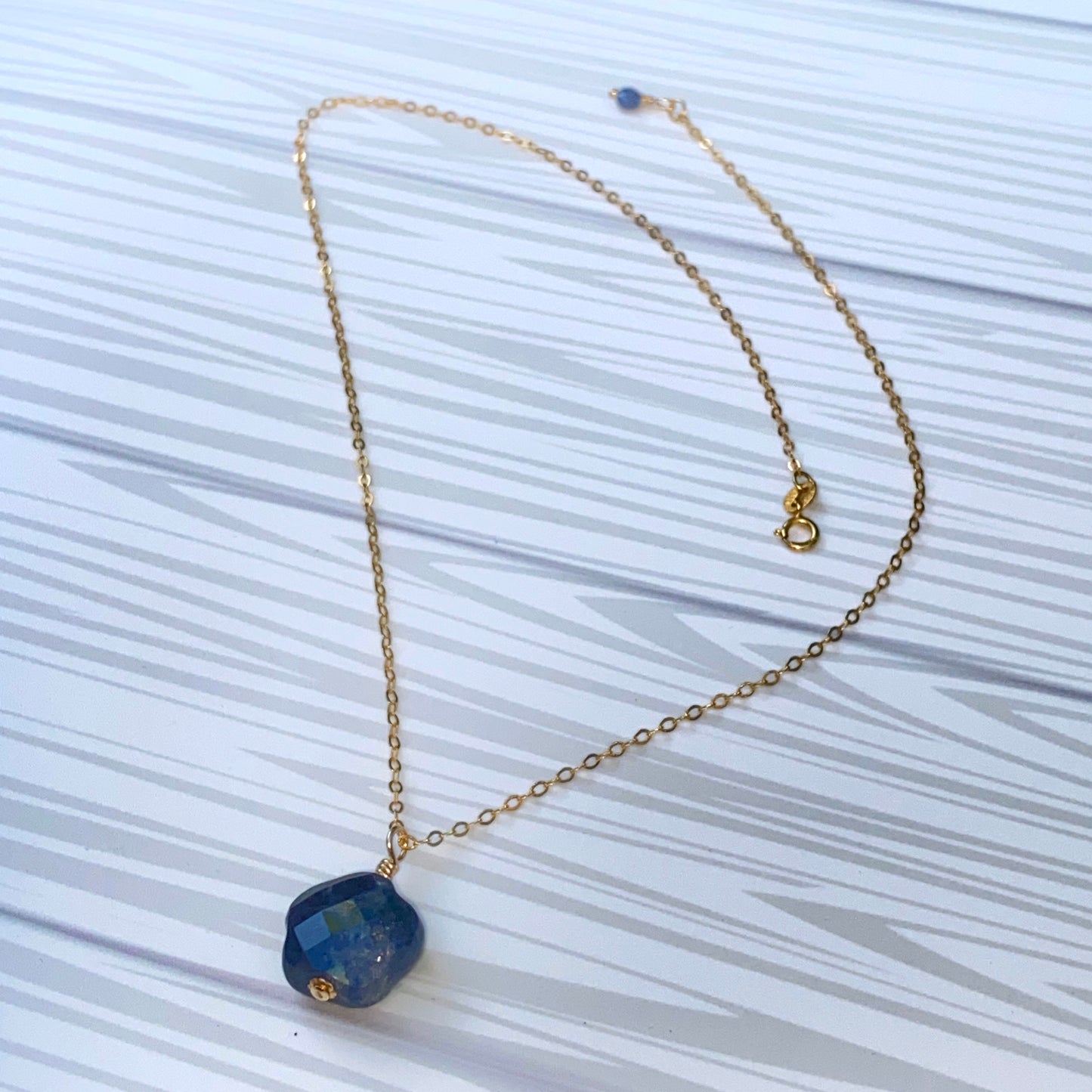 Blue Sapphire gemstone Necklace