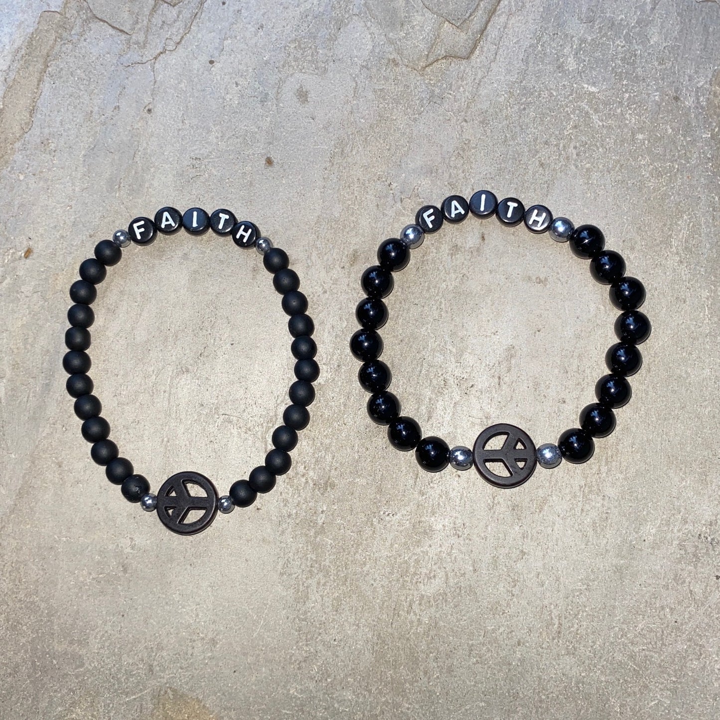 Men’s Onyx Faith Bracelets