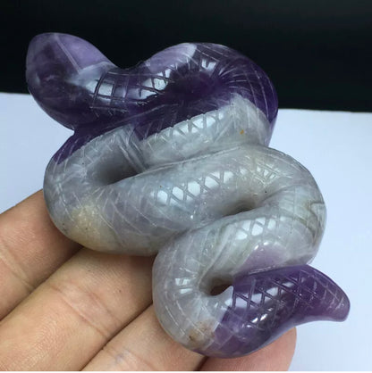 Natural Amethyst Snake