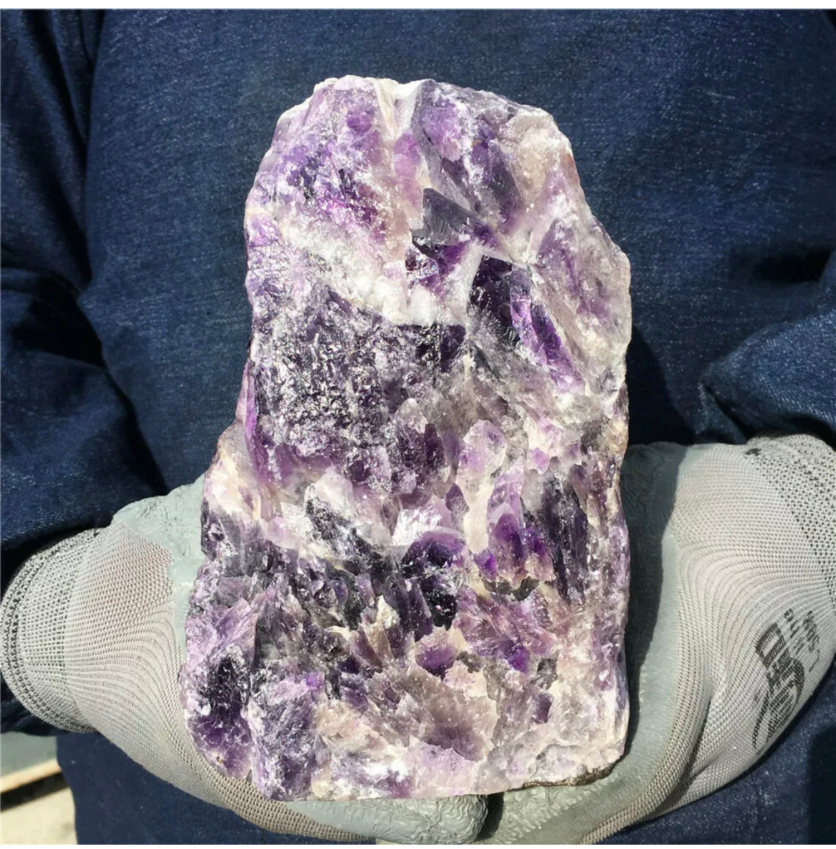 Natural Dreamy Amethyst Raw Stone