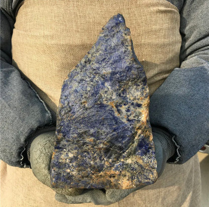 Natural Raw Sodalite gemstone Boulder Rock