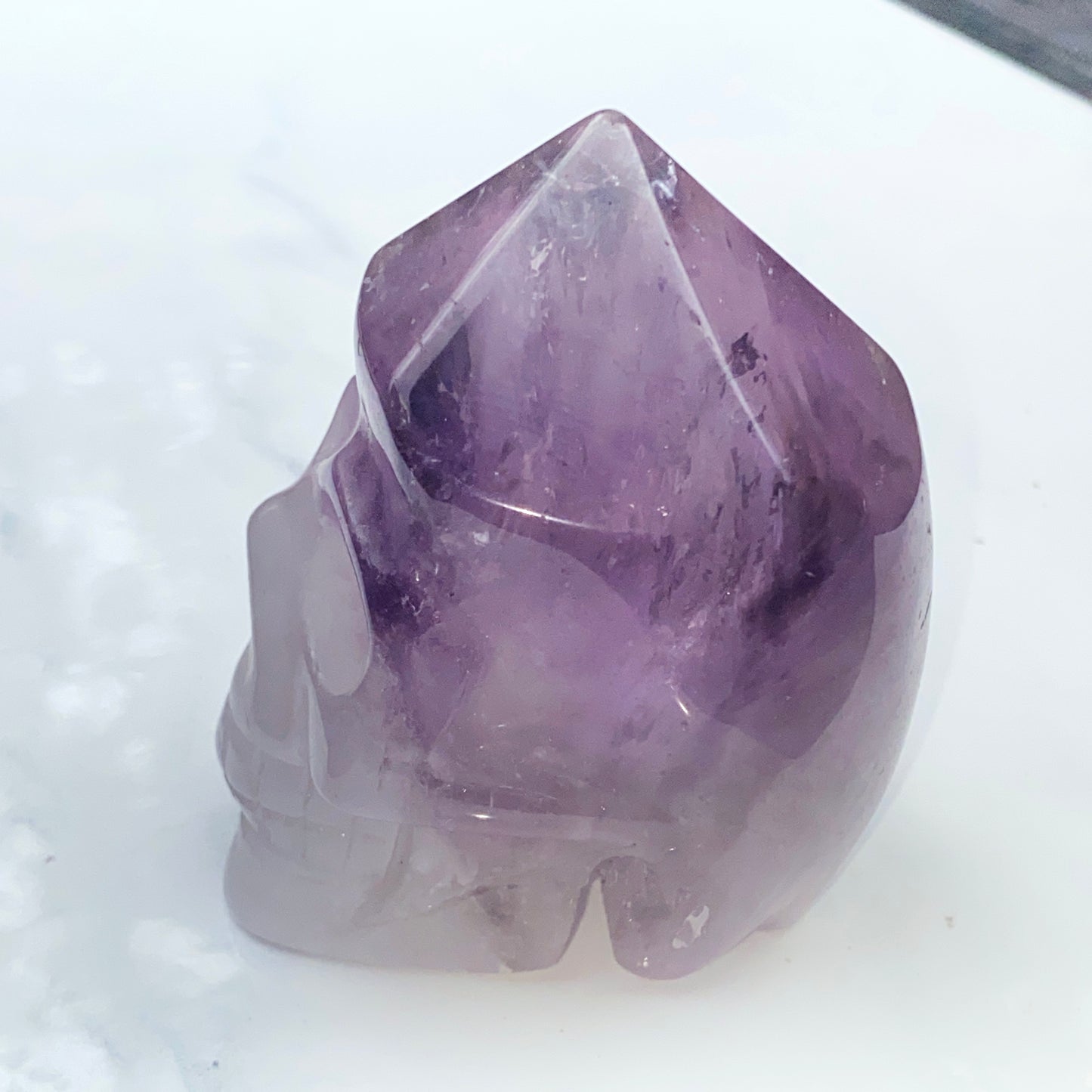 Natural Amethyst Skull