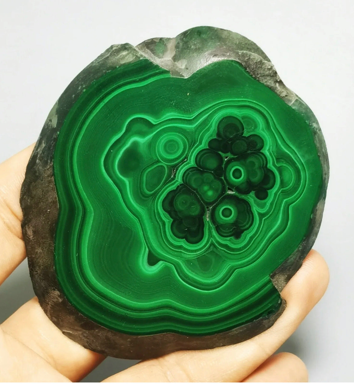 Natural Malachite Free Form semiprecious crystal gemstone reiki healing decor