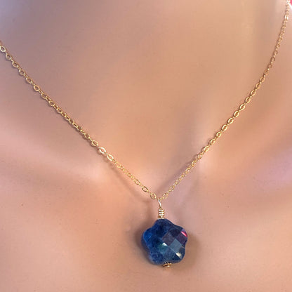 Blue Sapphire gemstone Necklace