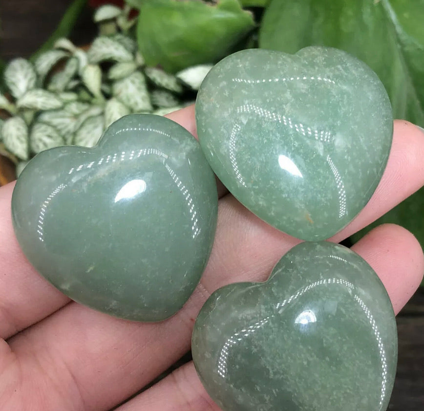 Natural Green Aventurine Heart