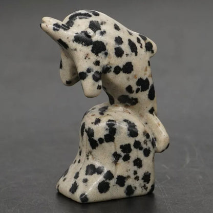 Natural Dalmatian Jasper Dolphin