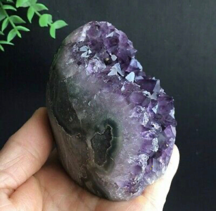 Amethyst Gemstone Freeform Cluster Point Quartz Crystal