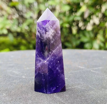 Natural Amethyst Crystal Wand Obelisk