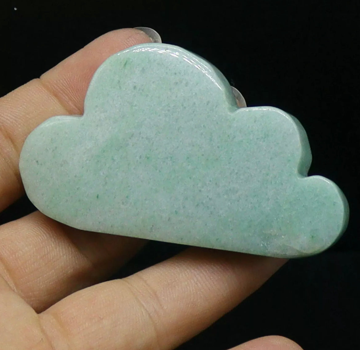 Natural Green Jasper Cloud